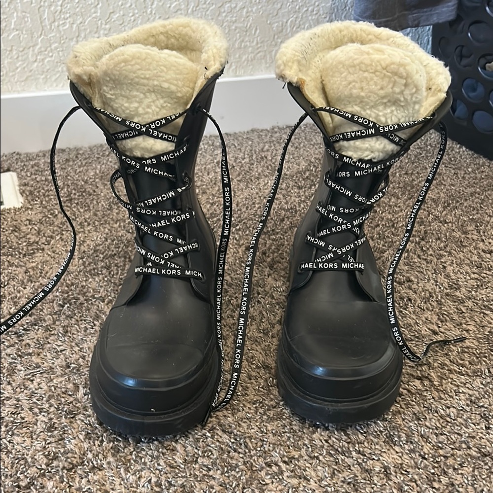 Michael Kors Black Winter & Rain Boots